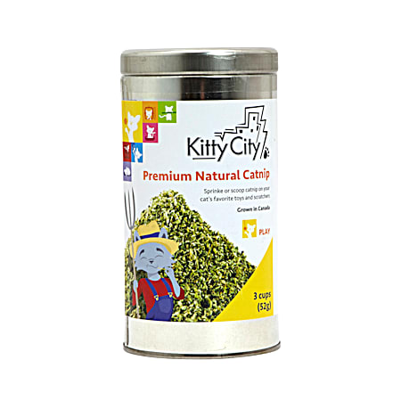 Kitty City Premium Natural Catnip Tin
