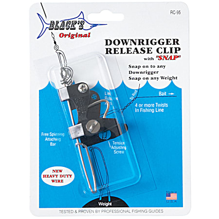 Downrigger Release Clip with Snap