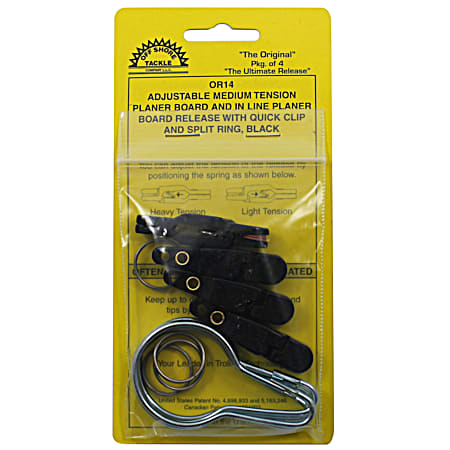 Medium Tension Planer Board Release - 4 Pk.