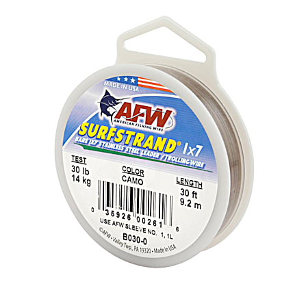 American Fishing Wire Surfstrand Steel Leader Wire