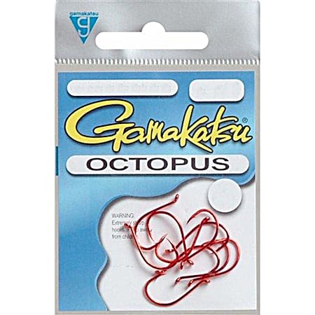 Gamakatsu Octopus Hooks - Red
