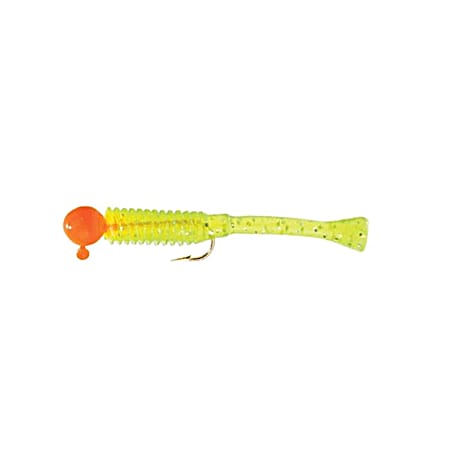 Mini-Mite Jig & Tail Pack - Orange/Chart. Glitter