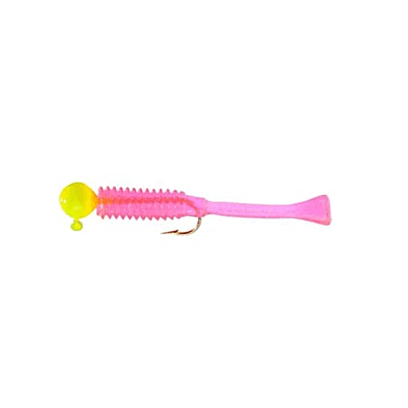 Mini-Mite Jig & Tail Pack - Yellow/Pink
