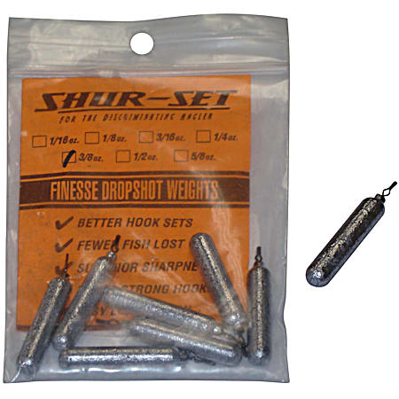 Shur-Set Drop Shot Pencil Weights