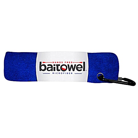 Sports Specialists Microfiber Bait Towel w/Carabiner - Royal