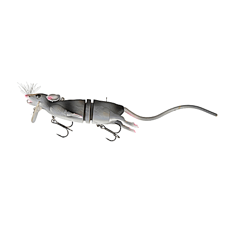 3D Rat Lure - Grey
