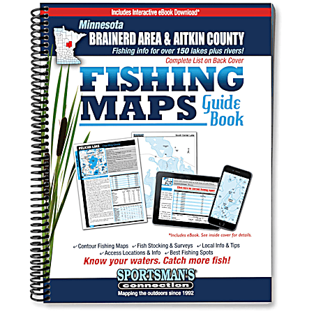 Sportsman's Connection MN Brainerd & Aitkin County Fishing Map Guide