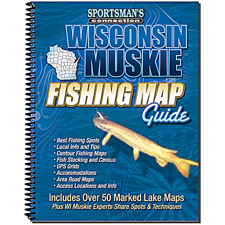 Sportsman's Connection Wisconsin Muskie Fishing Map Guide