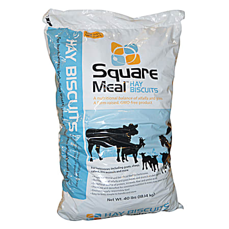 Square Meal Feeds 40 lb Hay Biscuits
