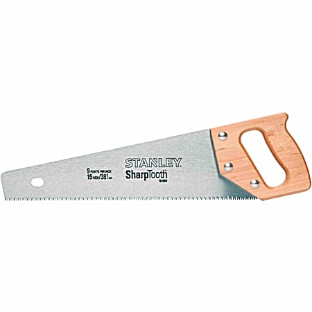 SharpTooth 15 in Three-Sided Tooth Handsaw