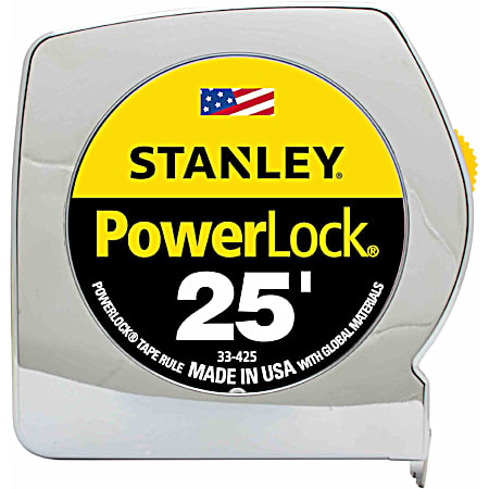 Stanley PowerLock 25 ft Classic Tape Measure