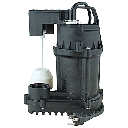 Star Water Systems 1/3 HP Cast Iron Sump Pump w/ Vertical Switch