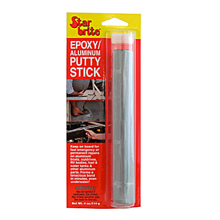 4 oz. Epoxy/Aluminum Putty Stick
