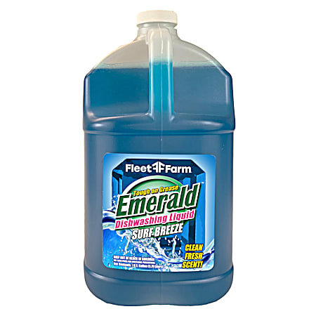 1 gal Emerald Surf Breeze Blue Liquid Dish Soap