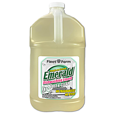1 gal Emerald Free & Clear Liquid Dish Soap