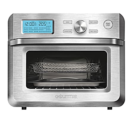 0.7 cu ft Silver Toaster Oven / Air Fryer