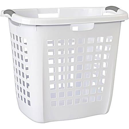 Sterilite Ultra White Easy Carry Laundry Hamper