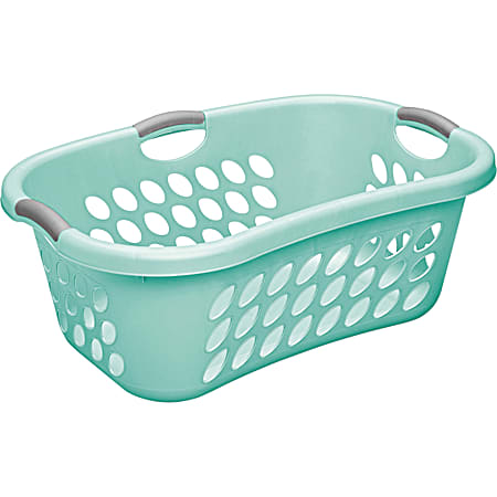 Sterilite Ultra Aqua Chrome HipHold Laundry Basket