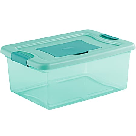 15 qt Aqua Tint Fresh Scent Storage Box