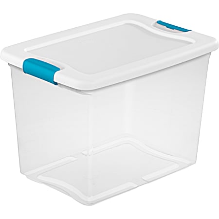 Ultra 25 qt Clear Latching Storage Box