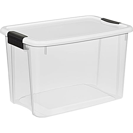 Ultra 30 qt Clear Latching Storage Box