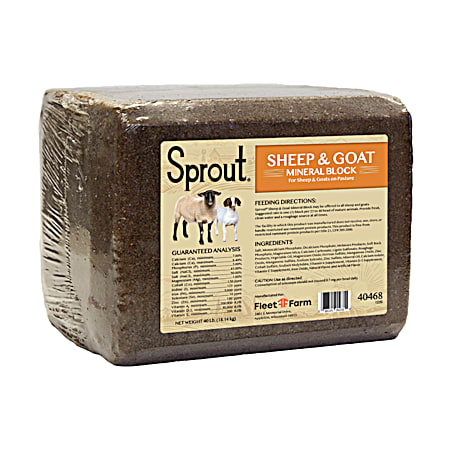 40 lb Sheep & Goat Mineral Block