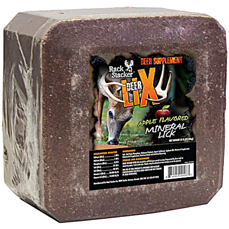 Deer Lix 25 lb Apple Flavor Mineral Block