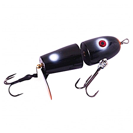 Nitewalker 4 in Black Topwater Musky Lure