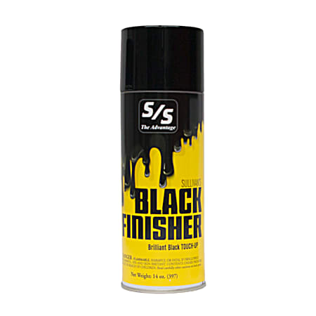 Sullivans Black Finisher - Brilliant Black Touch-Up Spray