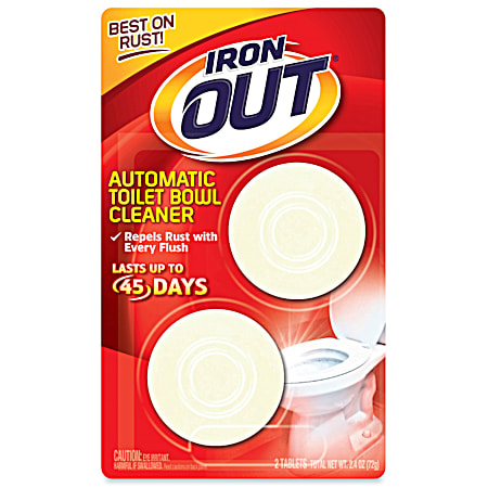 Iron Out Automatic Toilet Bowl Cleaner - 2 Pk.