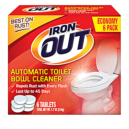 Iron Out Automatic Toilet Bowl Cleaner - 6 Pk.