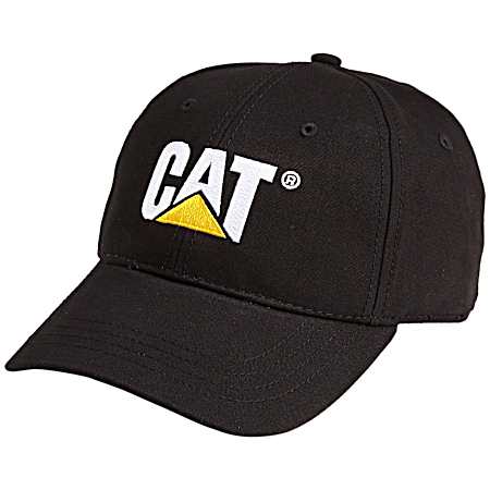 Men's Trademark FlexFit Black Ball Cap by CAT at Fleet Farm