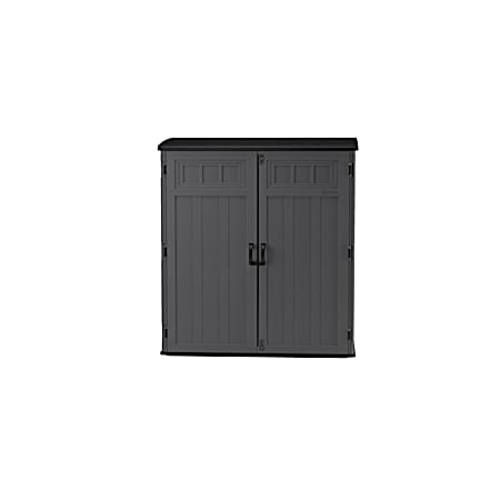 106 cu ft Peppercorn/Black Extra Large Vertical Shed