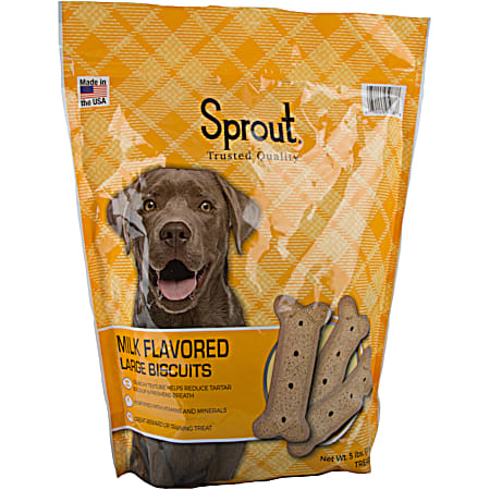 Milk Flavored Large Dog Biscuits, 5 lbs