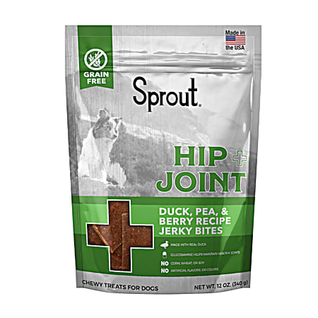 Sprout Hip+Joint Soft Chew Jerky Bites for Dogs