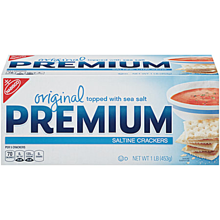 1 lb Original Premium Saltine Crackers
