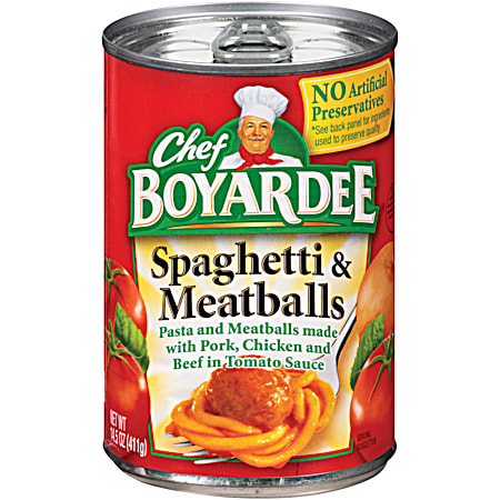 Spaghetti & Meatballs - 14.5 Oz.
