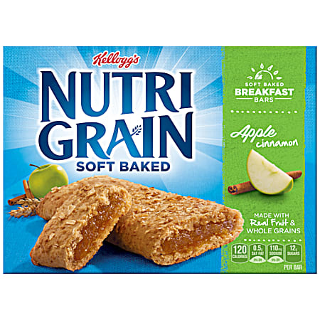 Kellogg's Nutri-Grain Apple Cinnamon Cereal Bars - 8 pk