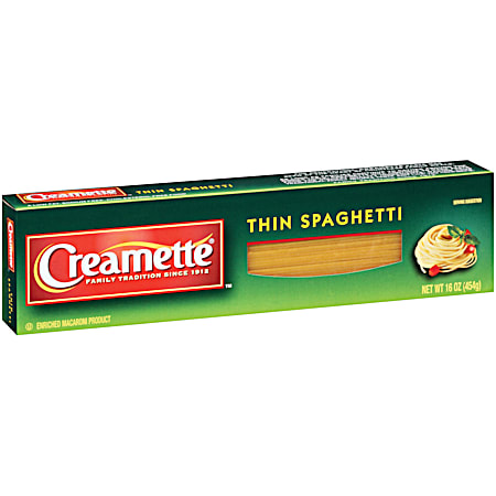 16 oz Thin Spaghetti Noodles
