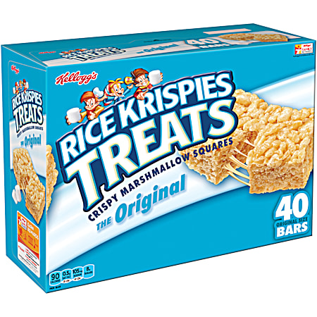 Rice Krispies Treats Original Crispy Marshmallow Bars - 40 Ct