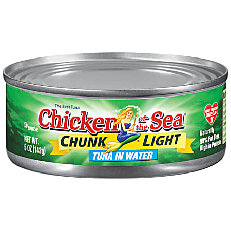 CHICKEN OF THE SEA 5 oz Chunk Light Tuna in Water