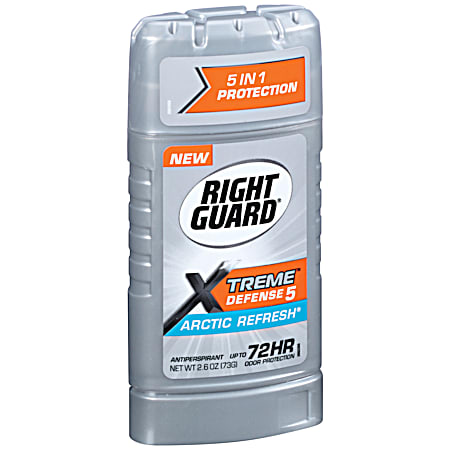 Xtreme Defense 5 2.6 oz Arctic Refresh Solid Antiperspirant