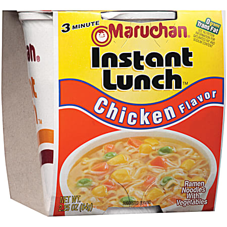 2.25 oz Instant Lunch Chicken Flavor Ramen Noodles w/ Vegetables