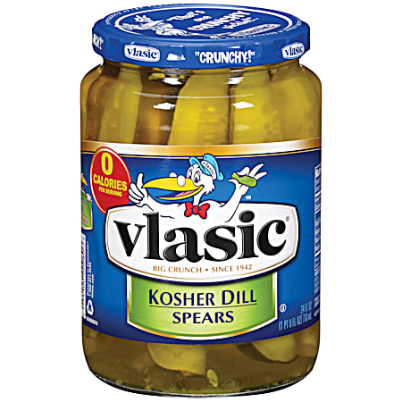 Vlasic 24 oz Kosher Dill Pickle Spears