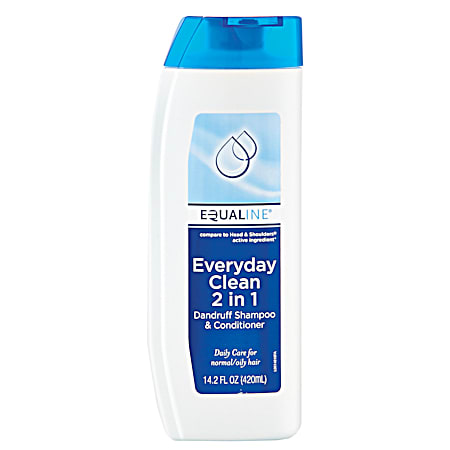 EQUALINE 14.2 fl oz Everyday Clean 2-in-1 Dandruff Shampoo & Conditioner