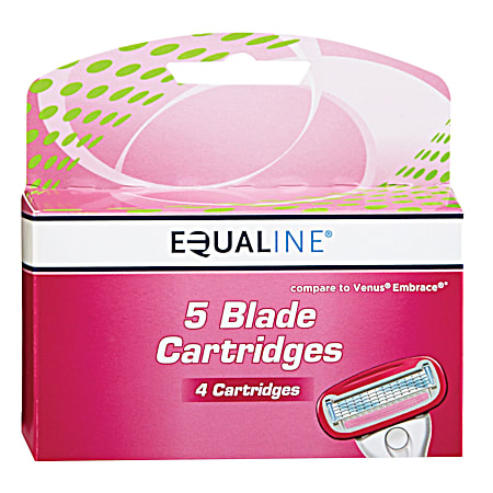 EQUALINE Women's 5-Blade Cartridges - 4 pk