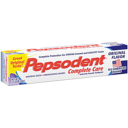 PEPSODENT Complete Care 5.5 oz Anticavity Fluoride Toothpaste