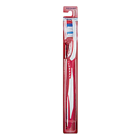 Gem Grip Medium Manual Toothbrush - Assorted