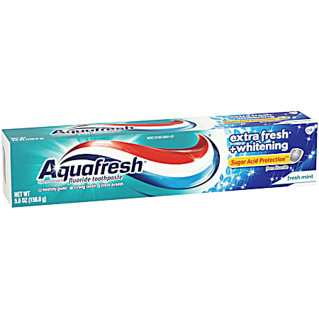 5.6 oz Extra Fresh Plus Whitening Fluoride Toothpaste