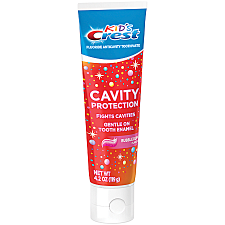 Kid's Cavity Protection 4.2 oz Bubblegum Flavor Toothpaste